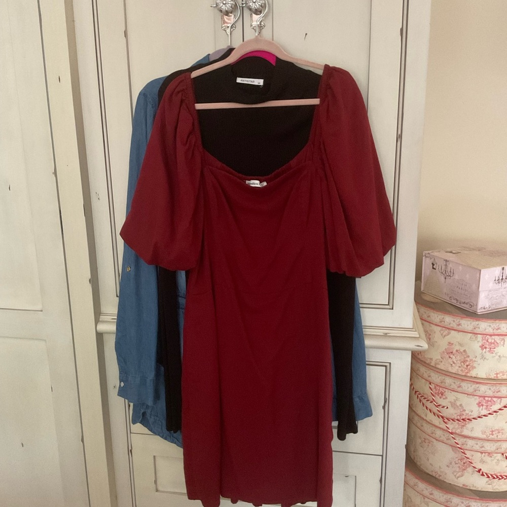 “S” Abercrombie & Antistar dresses, Charlotte Russe 1piece short jumpsuit
